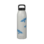 birds in flight water bottle