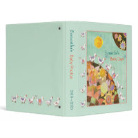 Birds in Flower Land: Baby's Photo Album Binders binder