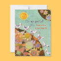 Birds in FlowerLand Kids Birthday Party Invitation