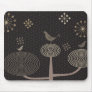 Birds In Love Design3 Black Mousepad