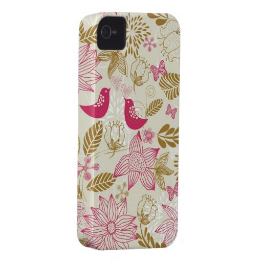 birds in love iphone 4/4s barely there case iPhone 4 Case-Mate cases