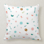 Birds in Polka Dota and Owls with Keys pillows