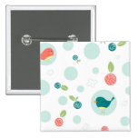 Birds in Polka Dots buttons
