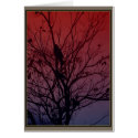 Birds in Tree at Dusk cards by ambermooncards Birds in Tree at Dusk cards