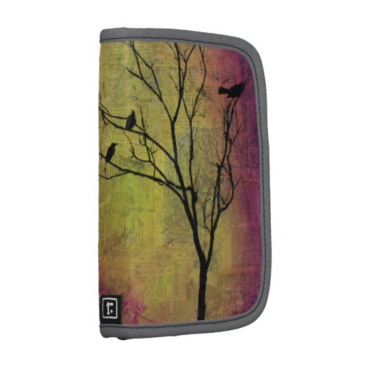 Birds in Tree Silhouette Folio Planners