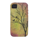 Birds in Tree Silhouette Titled 'The Constant Wife Case-Mate iPhone 4 Covers