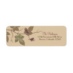 Birds Leaves Fall Wedding Return Address Labels