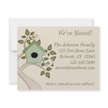 Birds Moving Announcement invitations