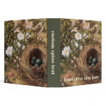 Bird's Nest and Dogroses by John William Hill 3 Ring Binder