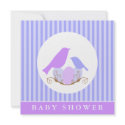 Birds Nest Baby Shower Invitiations invitation