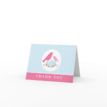 Birds Nest Baby Shower Thank You Cards