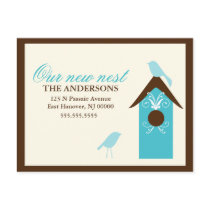 Birds Nest Moving Announcements Postcard