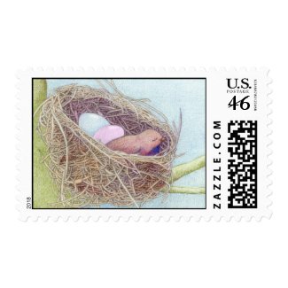 Birds Nest Stamp stamp