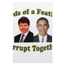Birds of a Feather Corrupt Together Customized Stationery