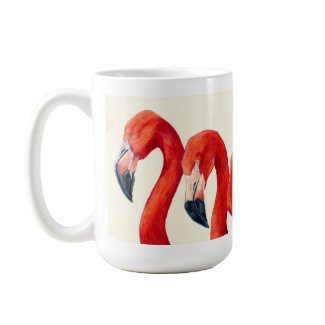 Birds Of A Feather - Flamingo Coffee Mug mug