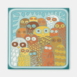 Birds of a feather flock together refrigerator magnet