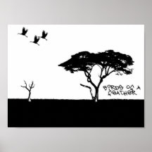 Birds of a feather poster