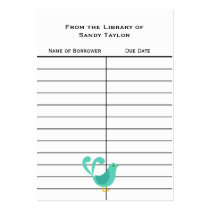 Birds of a Tree Book Insert Card. business cards by trennea Birds of a Tree Book Insert Card. business cards