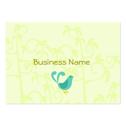 Birds of a Tree Business Card (back side)