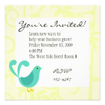 Birds of a Tree Invites