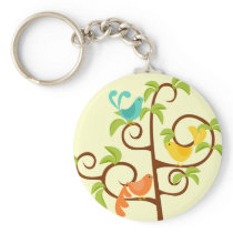 Birds of a Tree Keychain