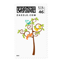 Birds of a Tree Postage Stamp