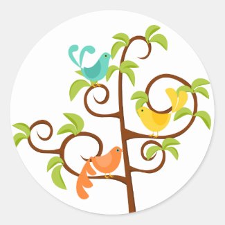 Birds of a Tree Sticker