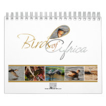 Birds of Africa calendar gifts - Small
