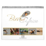 Birds of Africa calendar gifts - Standard