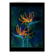 Birds of Paradise cards by rippleart Birds of Paradise cards