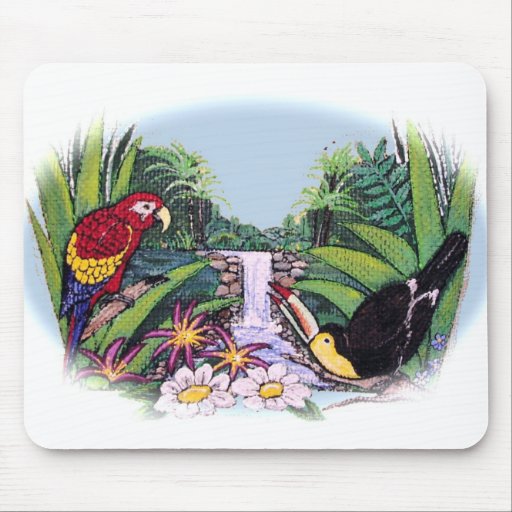 Birds of Paradise Mouse Pads