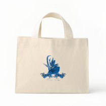 birds of paradise striped bag
