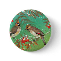 Birds of Winter Pins
