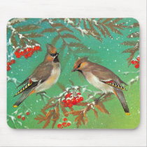 Birds of Winter Mouse Pad