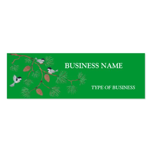 Birds on a Branch Business Card Template