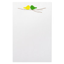 Birds on a Branch Custom Stationery