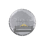 Birds on a Park Bench Wedding Anniversary Jelly Belly Tin at Zazzle