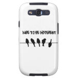 Birds on a wire - dare to be different galaxy SIII case
