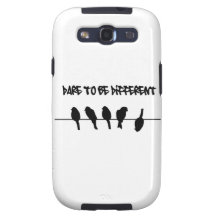 Birds on a wire - dare to be different galaxy SIII case