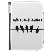 Birds on a wire – dare to be different cases for kindle