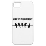 Birds on a wire – dare to be different iPhone 5 case