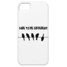 Birds on a wire – dare to be different iPhone 5 case
