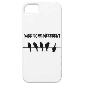 Birds on a wire – dare to be different iPhone 5 case