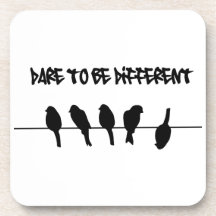 Birds on a wire – dare to be different coaster