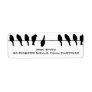 Birds on a wire – dare to be different return address labels Birds on a wire – dare to be different return address labels
