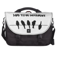 Birds on a wire – dare to be different laptop computer bag