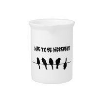Birds on a wire – dare to be different pitcher