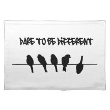 Birds on a wire – dare to be different placemat