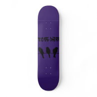 Birds on a wire – dare to be different skate decks