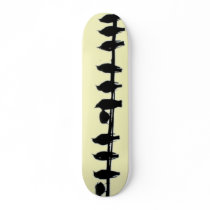 birds on a wire skateboards by Karloni13 birds on a wire skateboards